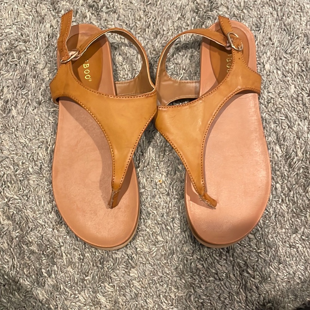 Brown sandals